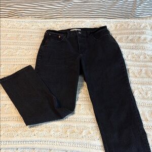 Abercrombie 90s Straight Mid Rise Short Curve Love Jeans